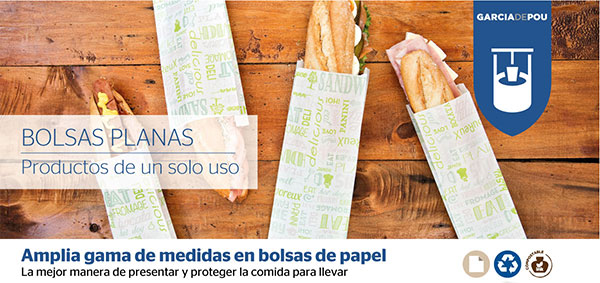bolsas planas papel
