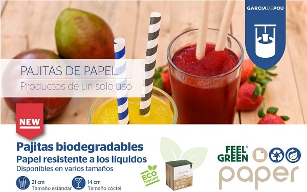 pajitas de papel