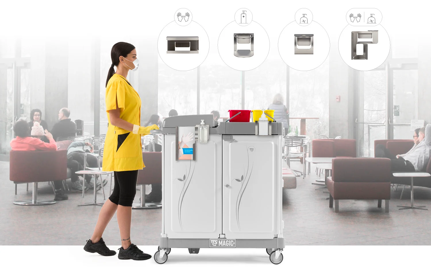 carros de limpieza TTS